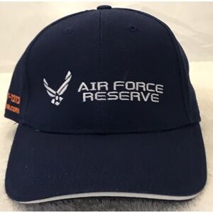 USA Crafted for U.S. Air Force Reserve Adjustable Navy Blue Ball Cap